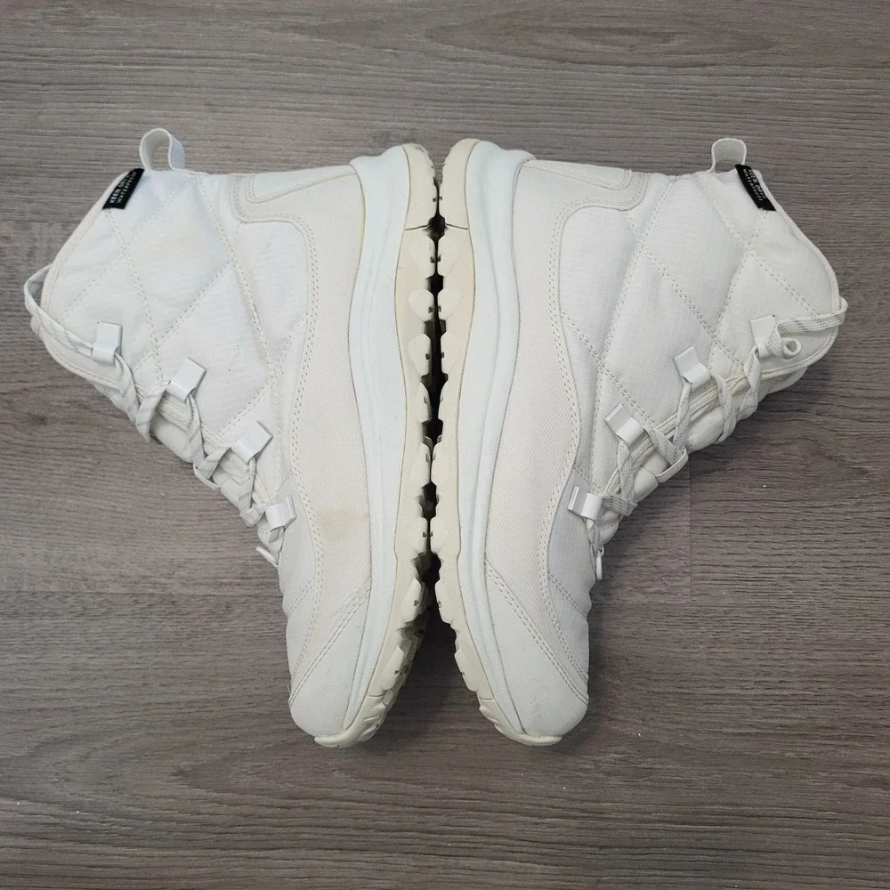 KEEN Terradora Ankle Waterproof Winter Boots Off White Hiking Gorpcore Womens 8